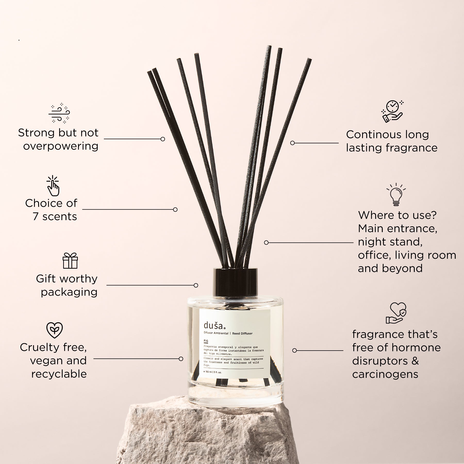 CEDAR BERGAMOTE - 5 FL OZ REED DIFFUSER